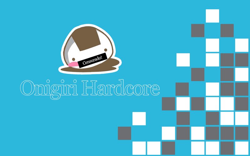 Censored Onigiri Character — Blue, Playful