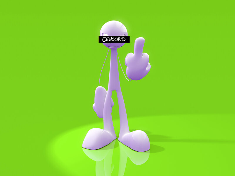 censored purple figure