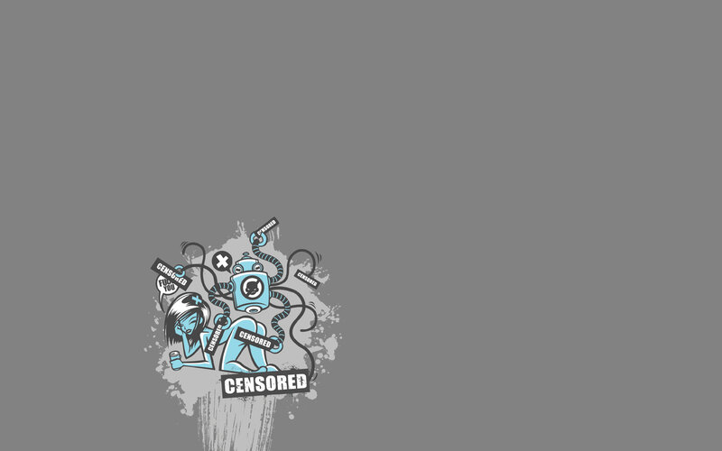 censored robot illustration