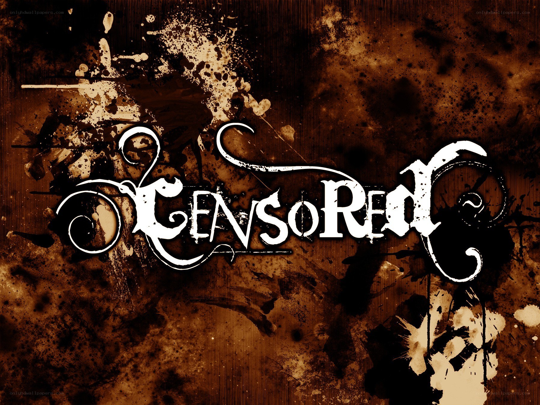 censored text art
