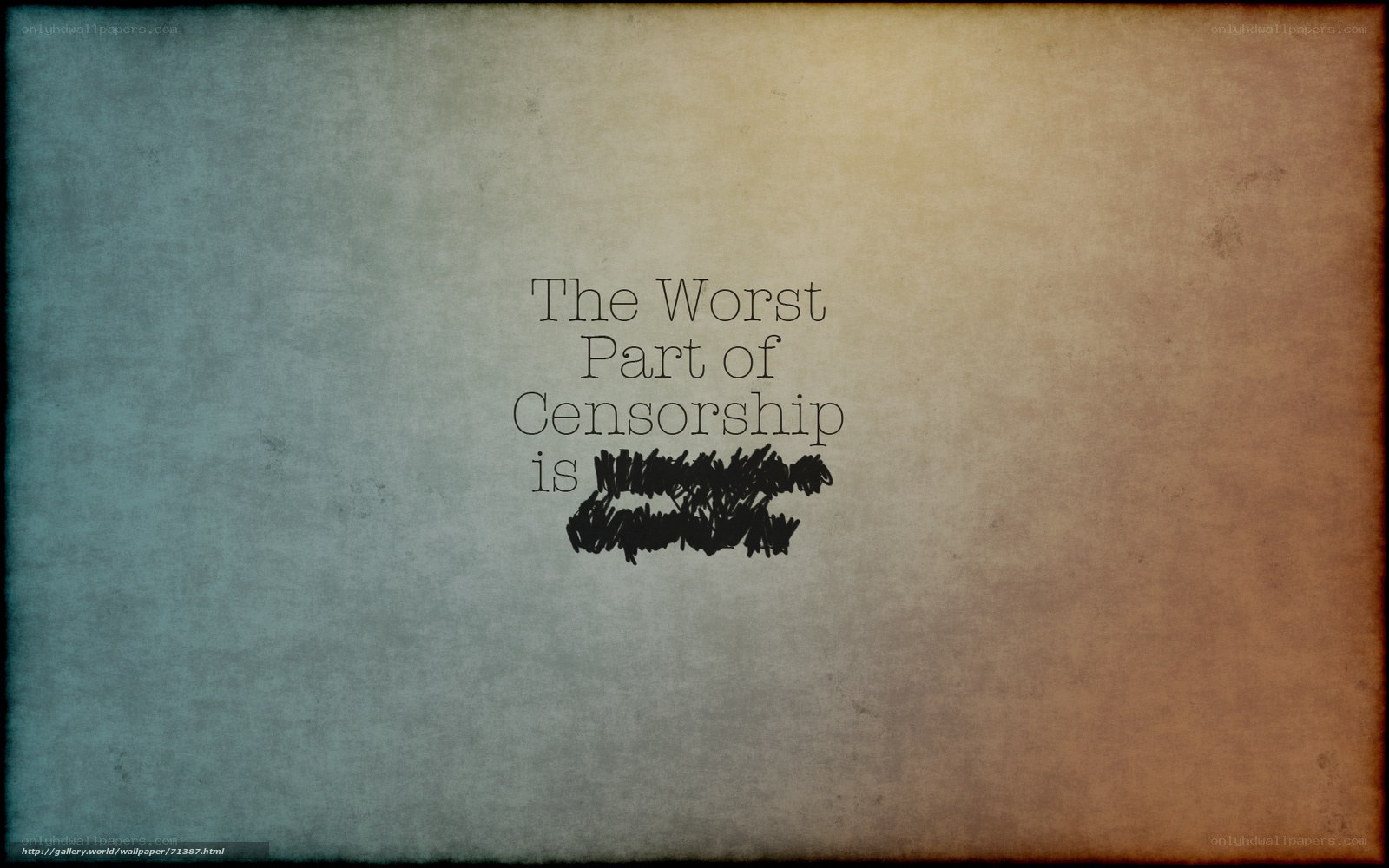 censored text wallpaper