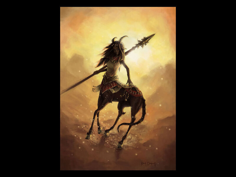 Centaur Warrior on Horse