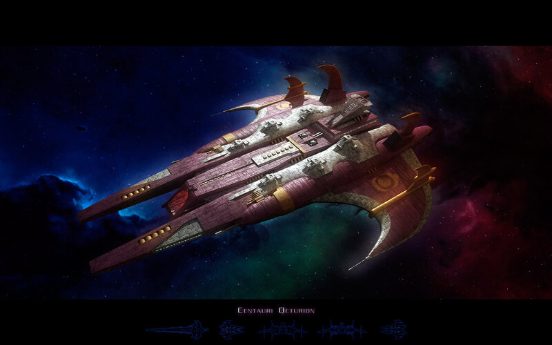 Centauri Octurion spaceship