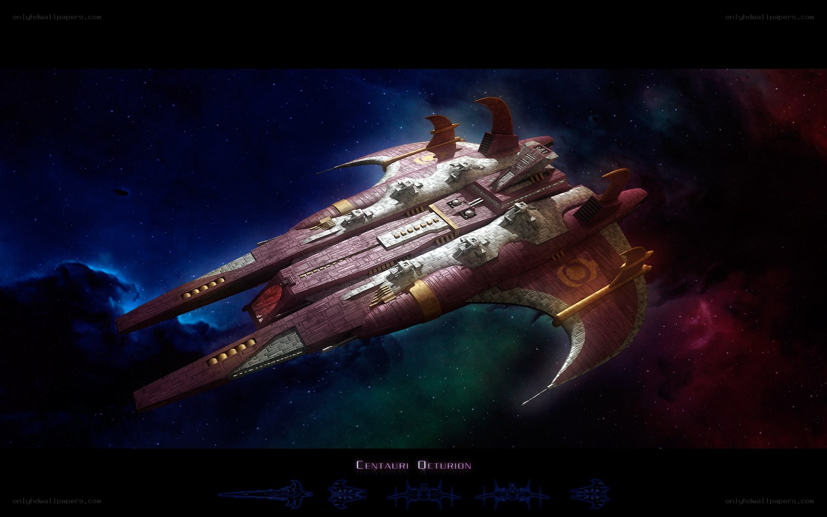 Centauri Octurion spaceship