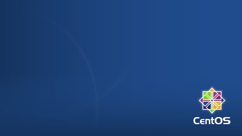 CentOS Logo on Blue