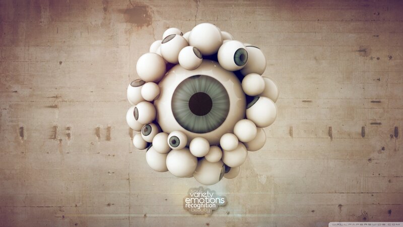 Central Eye Surrounded by Smaller Eyes