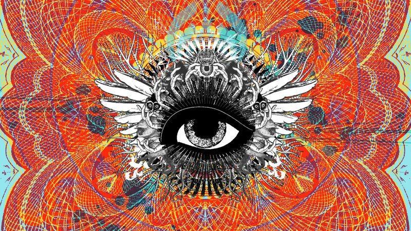 Central Eye with Wings