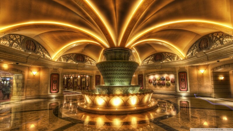 Central Fountain in Lobby