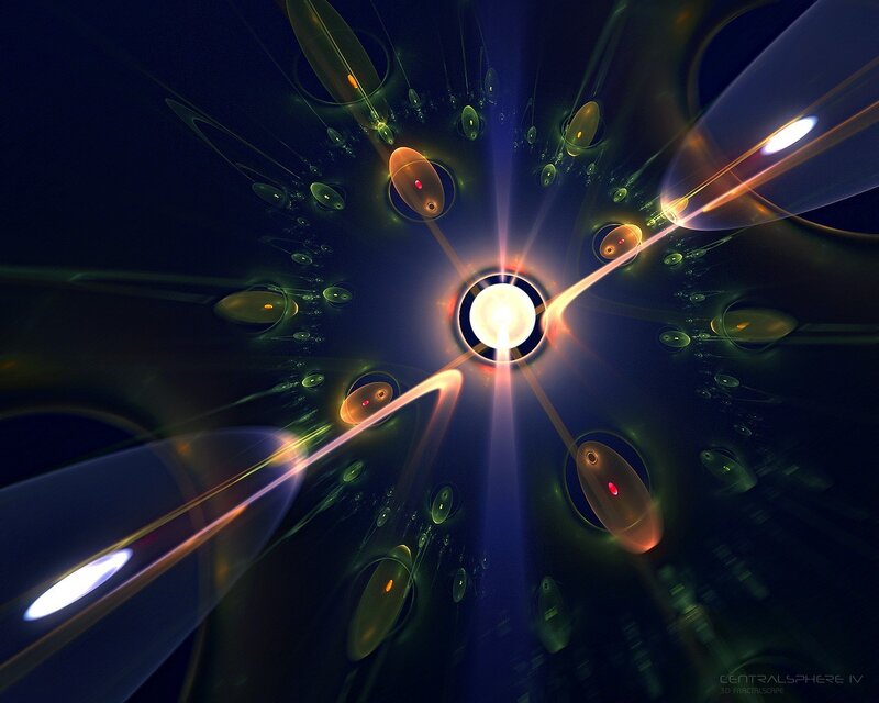 Central Glowing Sphere