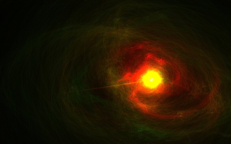 Central Glowing Star