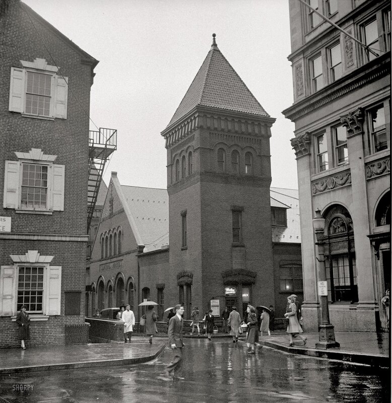 Central Market on a rainy day