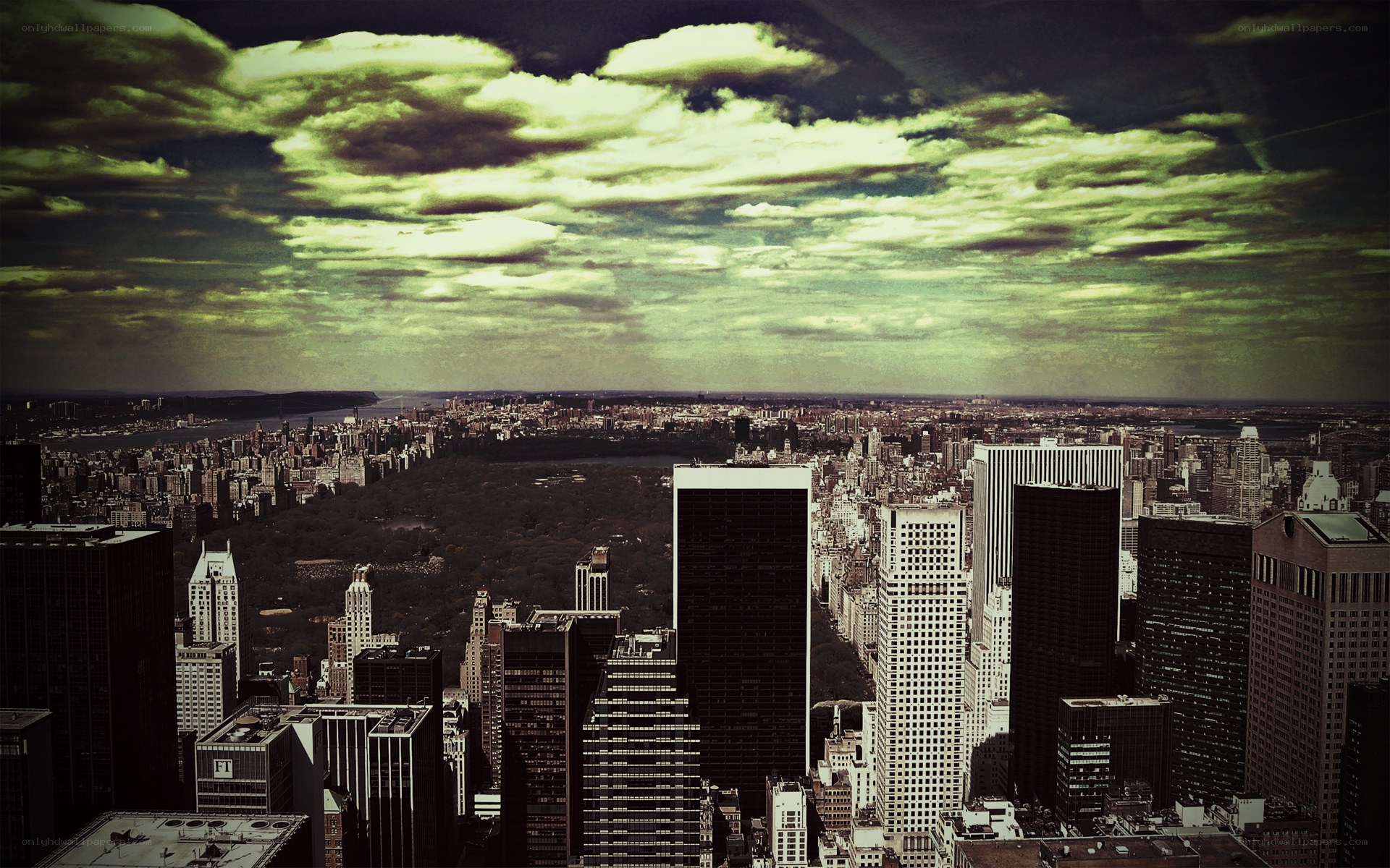 Central Park from a high vantage