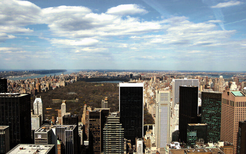 Central Park from a skyscraper