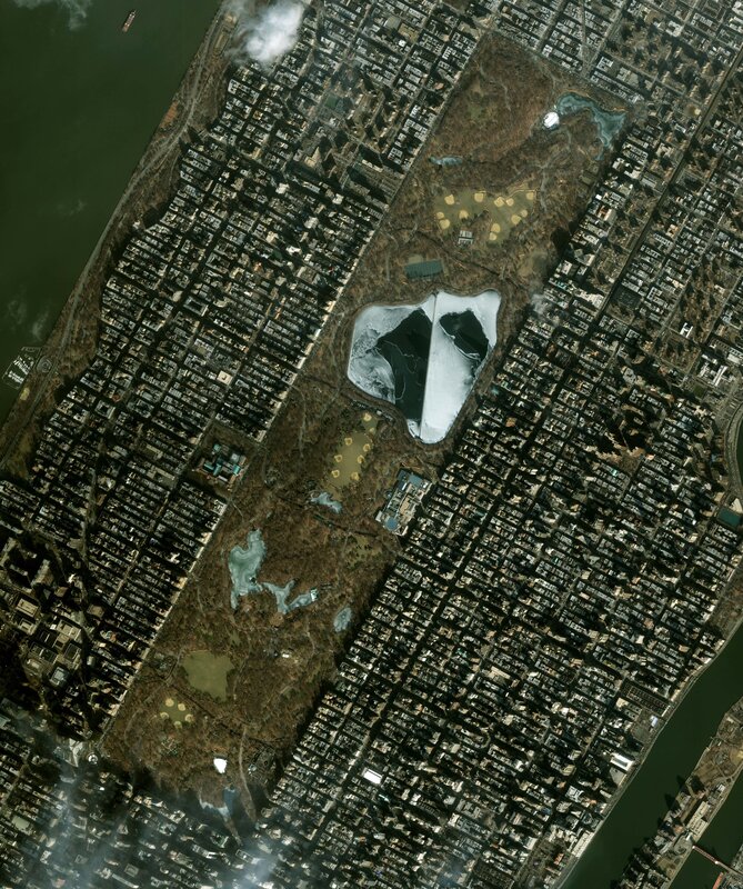 Central Park from space