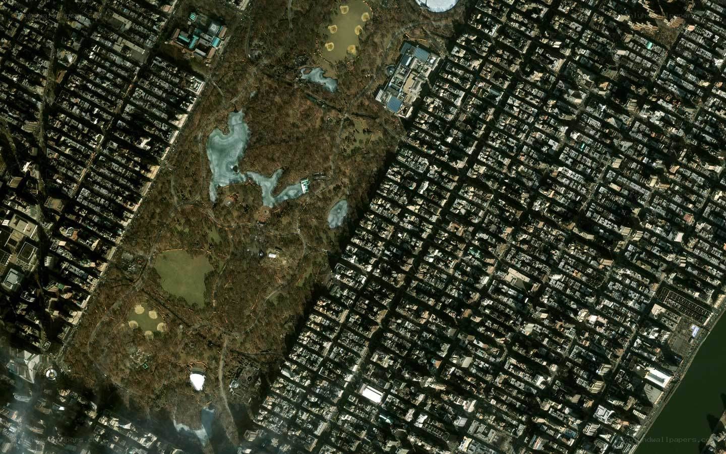Central Park from space