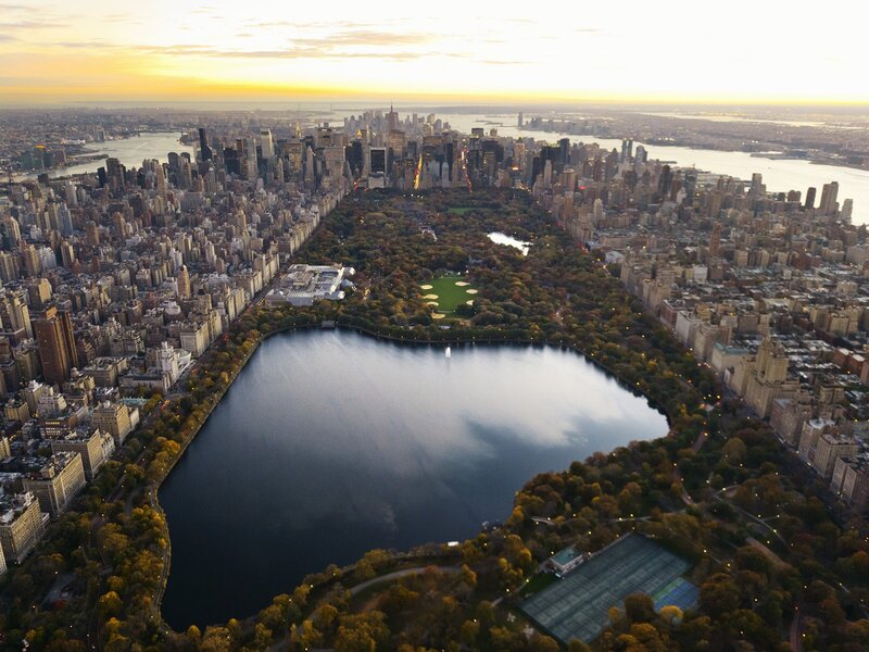 Central Park Lake — Green