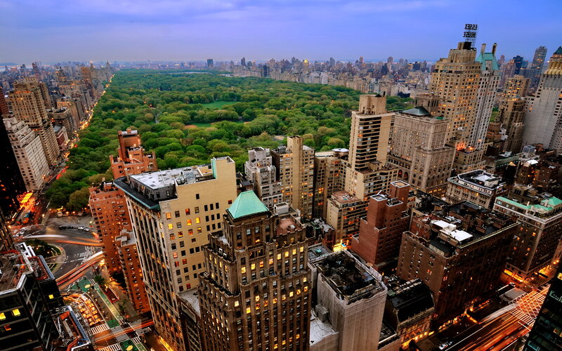 Central Park View — Green