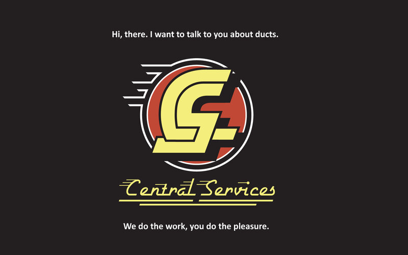 Central Services ad with logo