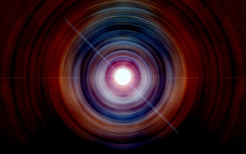 Central Star with Light Rings