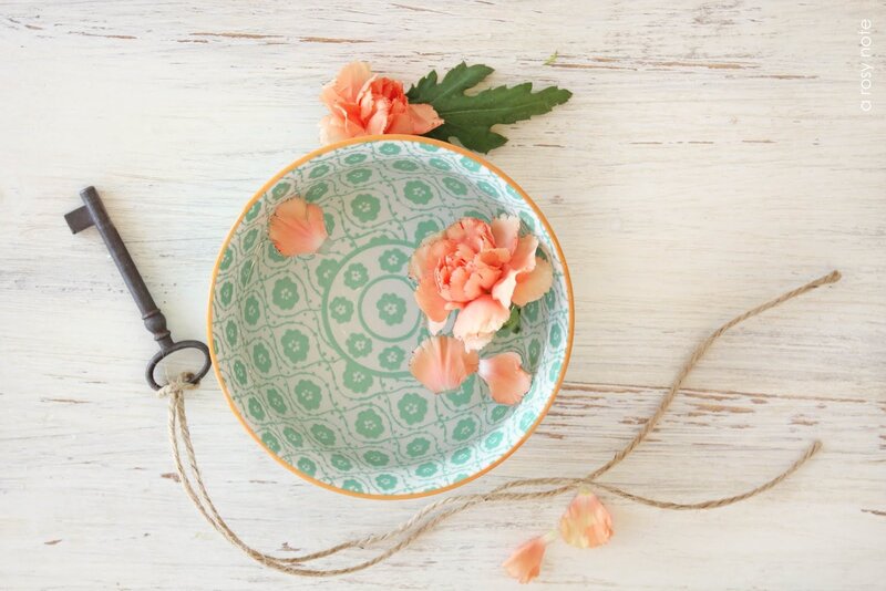 Ceramic Bowl with Flowers