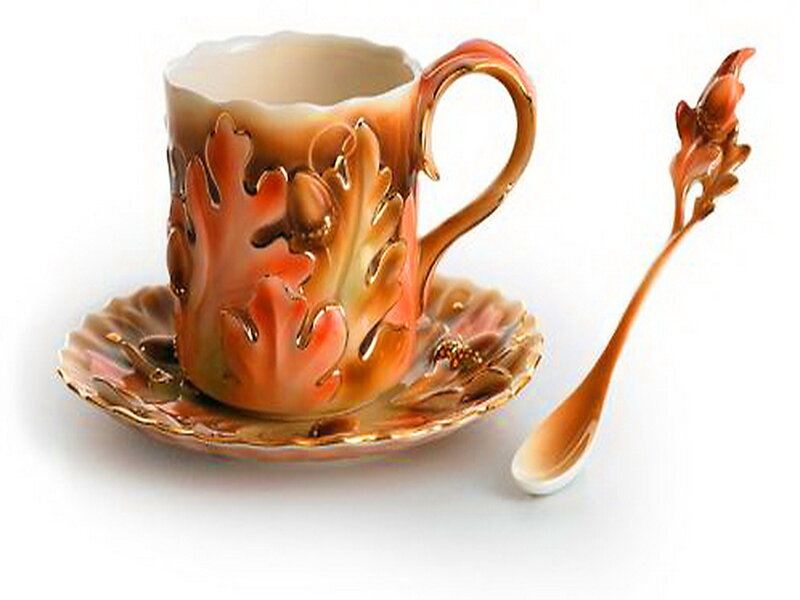 Ceramic Cup and Saucer