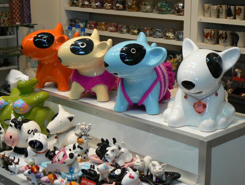 Ceramic Dog Figurines