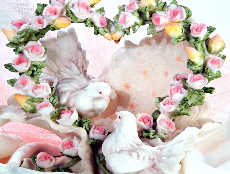 Ceramic Dove Figurine