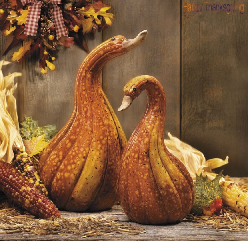 Ceramic Duck Gourds