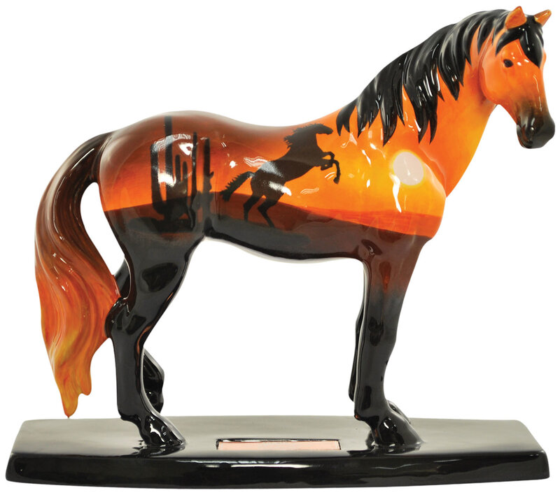 Ceramic Horse Figurine