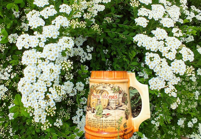 Ceramic Mug in Flowers