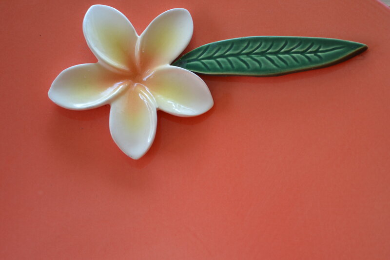 Ceramic Plumeria Flower
