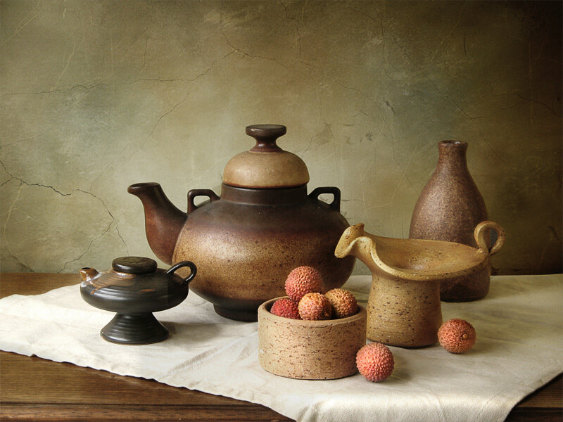 ceramic pottery still life