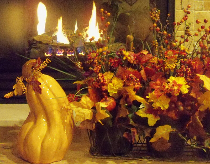 Ceramic Pumpkin Decoration