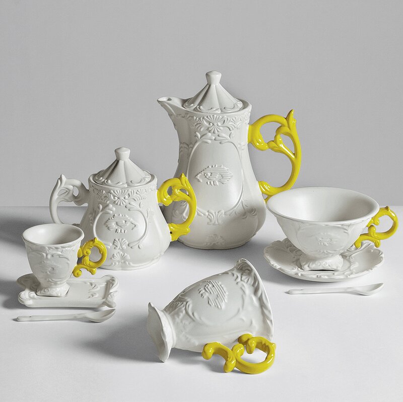Ceramic Tea Set — White