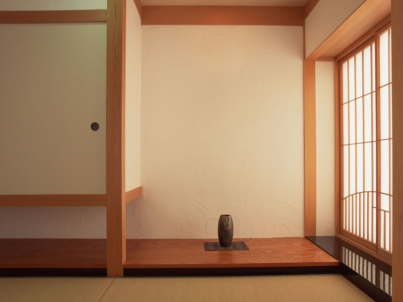 Ceramic Vase on Shelf