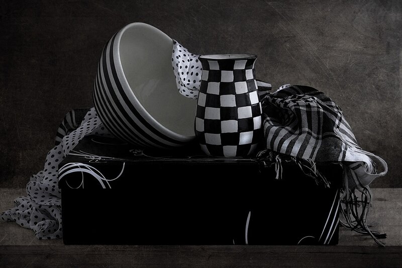 Ceramic Vessels and Scarves
