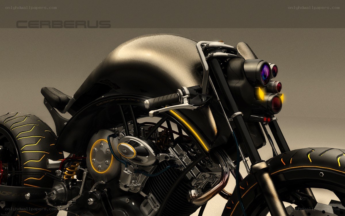Cerberus custom motorcycle