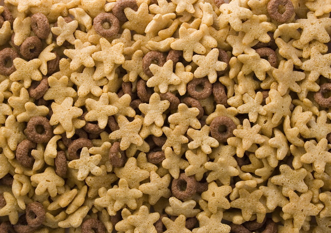 cereal with star and ring shapes