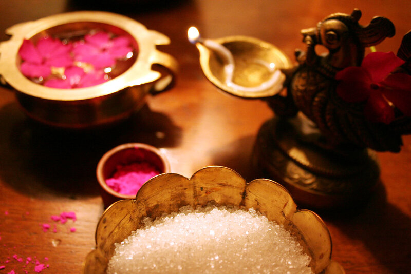 Ceremonial Items on Table