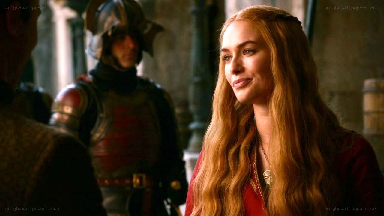 cersei lannister in throne room