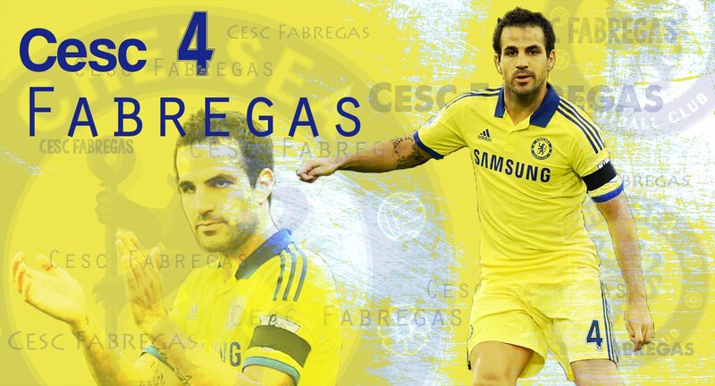 Cesc Fabregas in Chelsea Kit