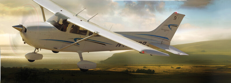 Cessna Skyhawk SP in flight