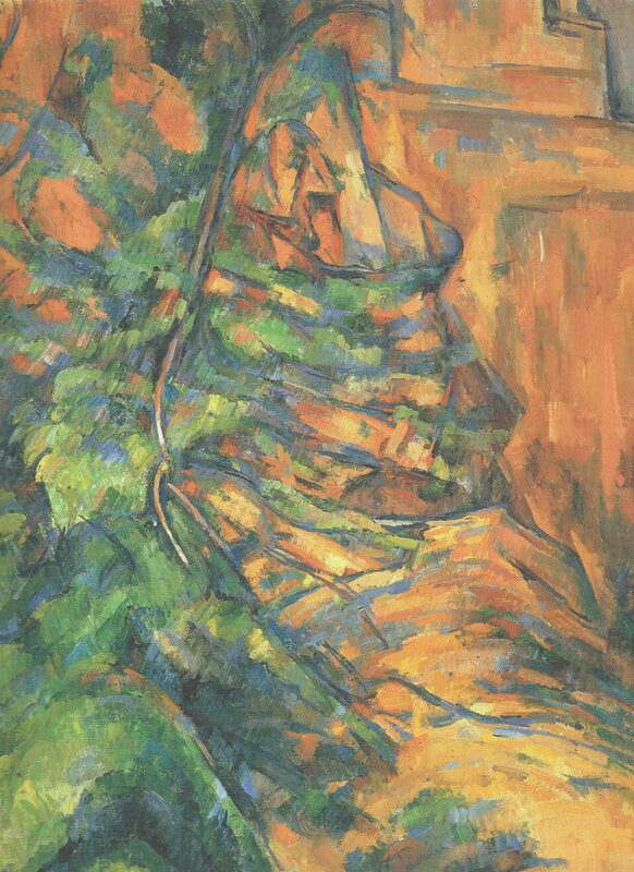 Cezanne's Rock Formation