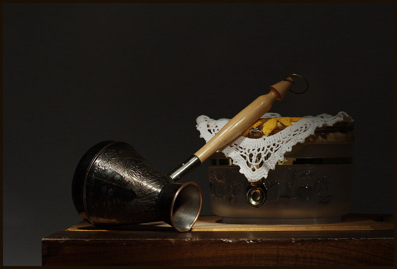 Cezve and Sugar Bowl