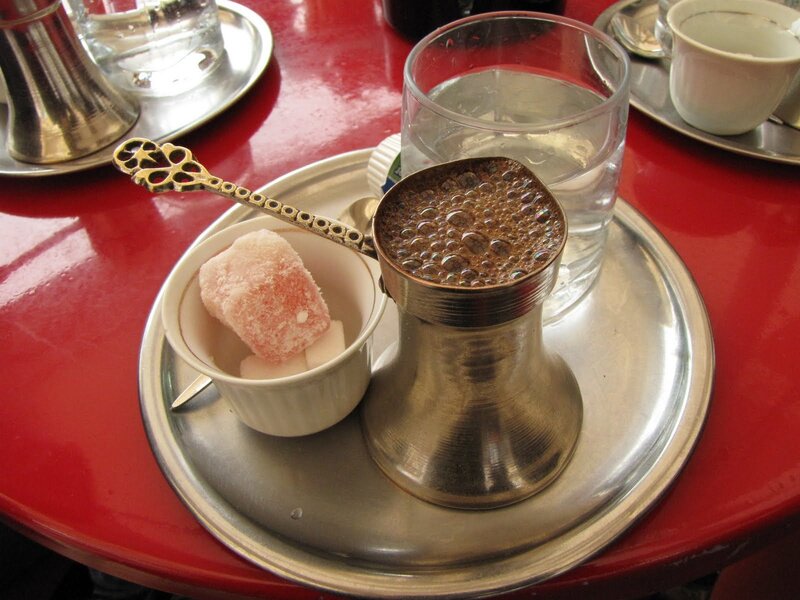 Cezve with Coffee