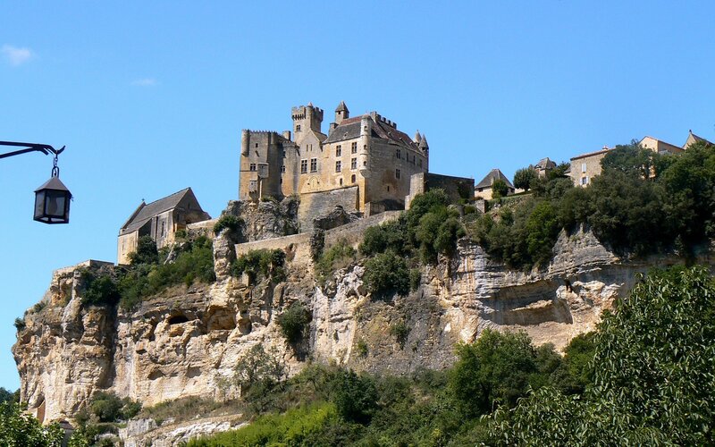 Château de Beynac on a sunny day