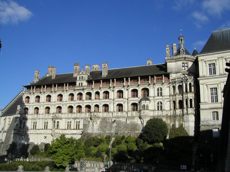 Château de Blois under blue sky