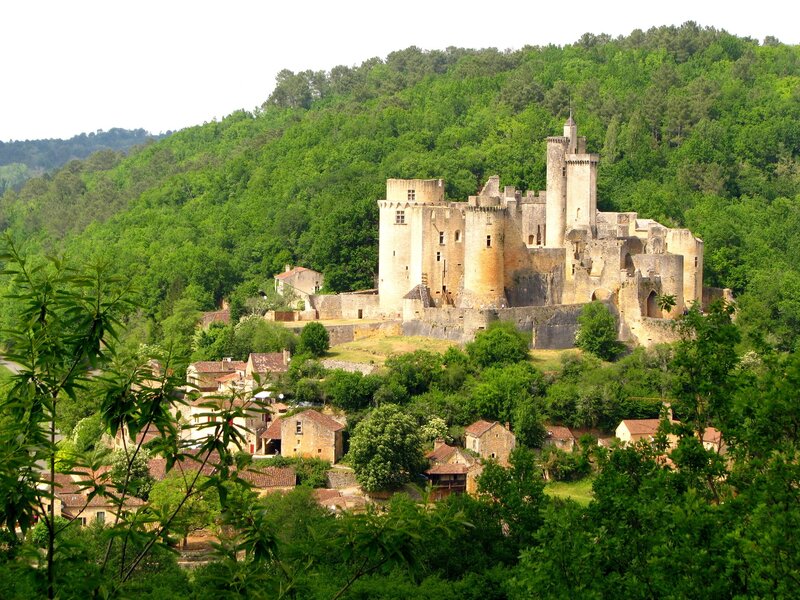 Château de Castelnaud perched on a hill