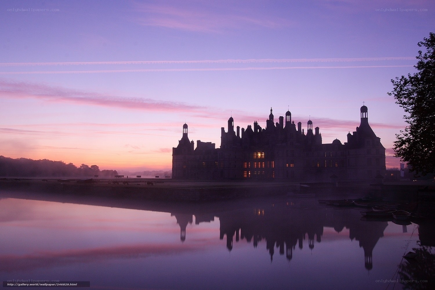 Château de Chambord at dawn