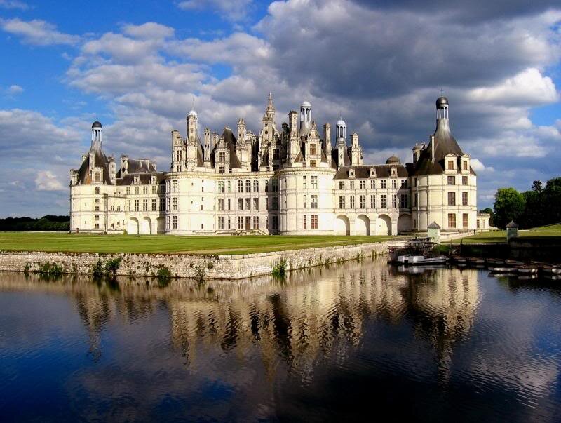 Château De Chambord — Blue, Dramatic, Afternoon